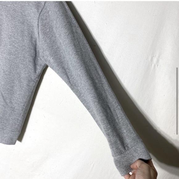 Gildan Heavy Blend Classic Grey Boyfriend Zip Hoodie L - Picture 6 of 14